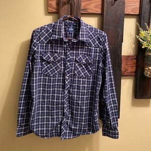 Old Navy Western Pearl Snap Button Down